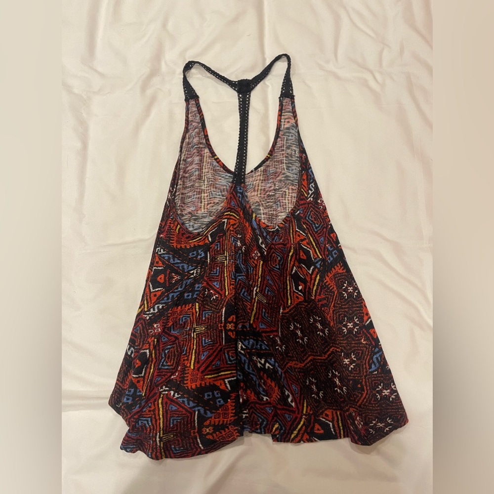 Forever 21 Patterned Flowy Tank - Picture 4 of 5